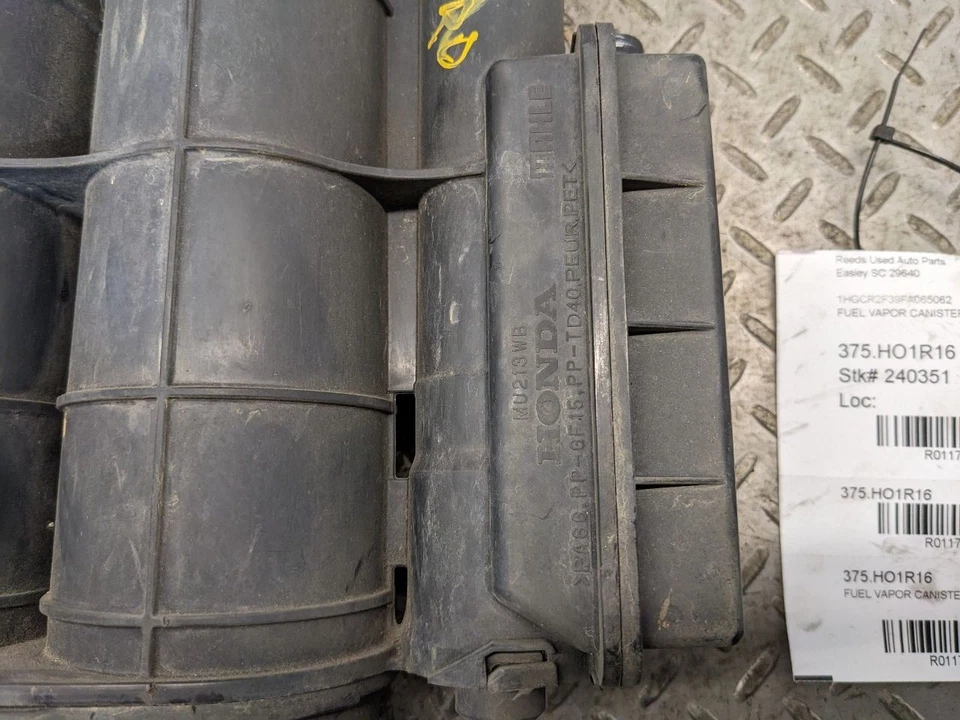 2013-2017 Honda Accord Charcoal Fuel Vapor Canister OEM 17011-T2A-A01 1176727 - Image 3 of 4