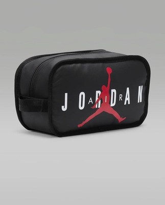 Nike Air Jordan Jumpman Dopp Kit Toiletry Travel Compact Shower Bag Black/White