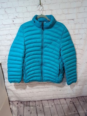 Turbine SPS Self Pack System Down Jacket Women s Large Teal Lightweight Packable