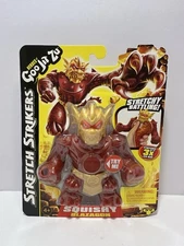 Heroes Of Goo Jit Zu Stretch Strikers Squishy Blazagon Stretches 3X Larger