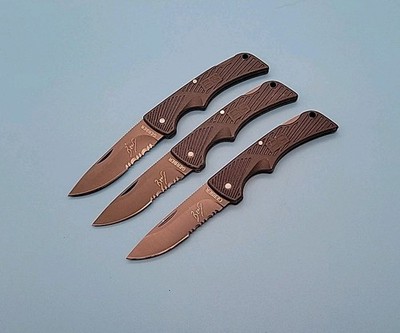 Gerber Bear Grylls Compact Scout Pocket Knife - LOT OF 3 - Combo Edge - Lockback