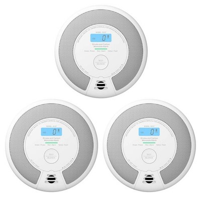 X-Sense SC07 Autarker Rauch- und Kohlenmonoxidmelder (CO) 2 in 1 -  3er Set