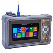 FTTH OTDR SM UPC 1310/1550nm Built-in -70~+10dBm OPM &VFL & RJ45 Network Testing