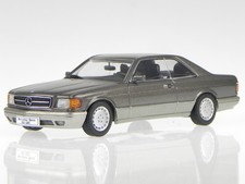 Mercedes C126 500 SEC anthrazit grau Modellauto 56213 AutoArt 1:43