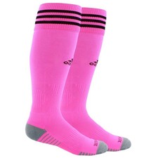 Adidas L101454 Girls Copa Zone Cushioned Iv Otc Sock Power Pink Size S 13C-4Y