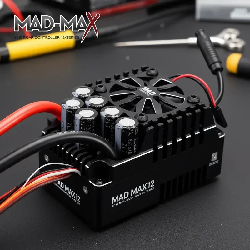 MADMAX-12 SENSORED HV ESC 6-12S 50V for RC 1/5  Motor (*NO TARIFFS TO  USA) - Image 4 of 4