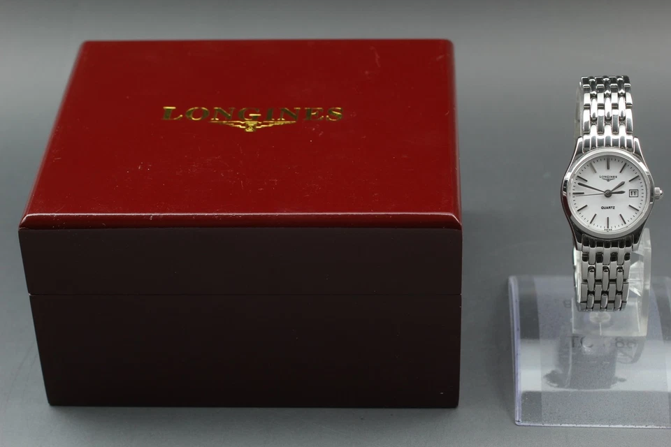 Orologio svizzero al quarzo da donna Longines L2.628.4.786 quadrante bianco q... - Immagine 2 di 4