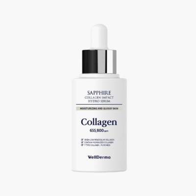 WellDerma Sapphire Collagen Impact Hydro Serum 50ml, Koreanische Kosmetik, Kbeauty