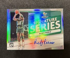 2020-21 Optic RICKY PIERCE Signature Series Holo Prizm AUTO #SS-RP1 Bucks