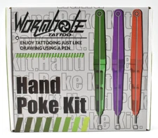 Wormhole Hand Poke Tattoo Kit TK102 Manual Tattoo Kit