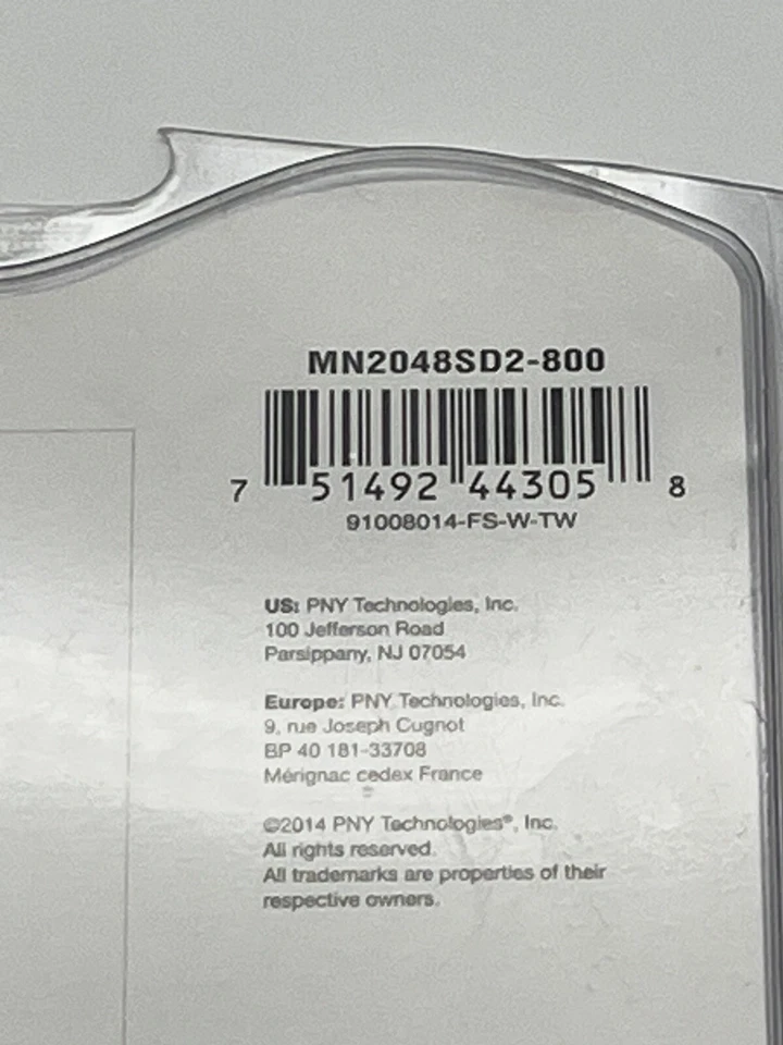 PNY 2 GB PC Memory - DDR2 PC2-6400 - FREE SHIP - Image 3 of 3