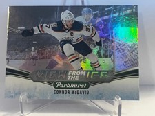 Connor McDavid 2019-20 Upper Deck Parkhurst View from the Ice Insert #V-15
