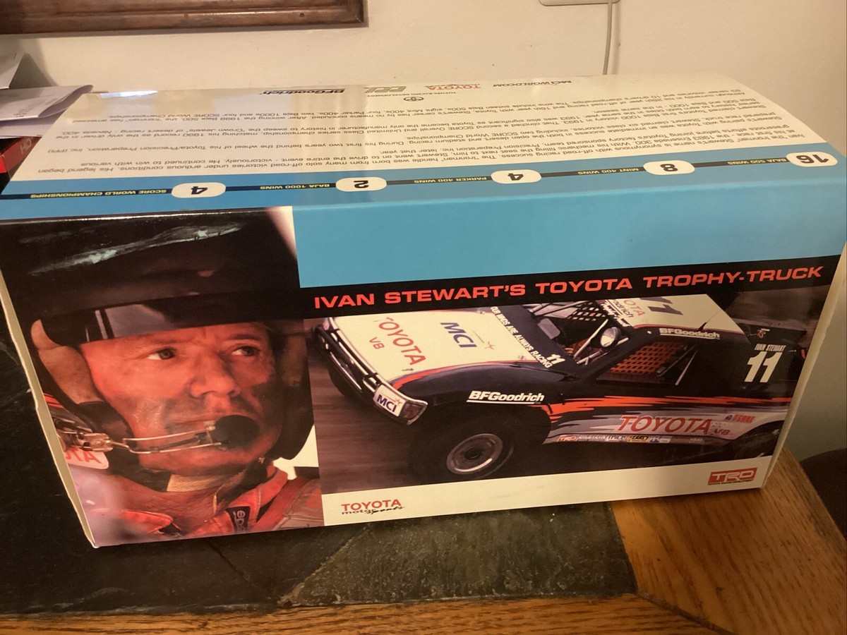 Autoart Ivan Stewart Toyota Trophy Truck TRD Rare 1/18 Box