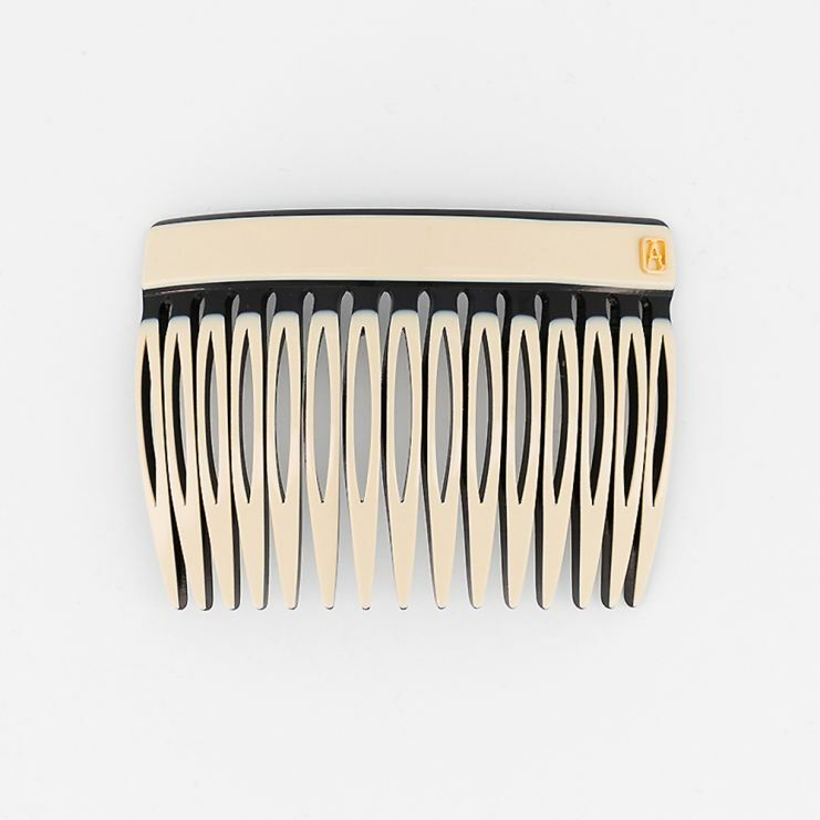 クラネ ALEXANDRE DE PARIS for CLANE BEIGE Alexandre de Paris hair clip decorative comb barrette beige