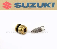 Suzuki Carburetor Float Valve Carb Needle Seat Assembly LT 80 Quad Sport #K171