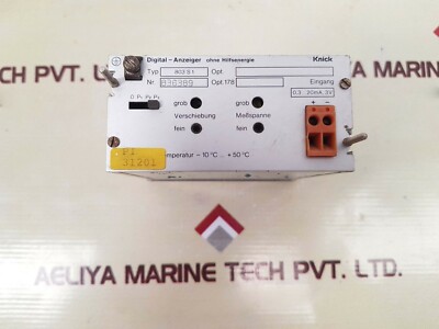 Knick 803 S1 Digital Indicator 0.3...20mA 3V 836389