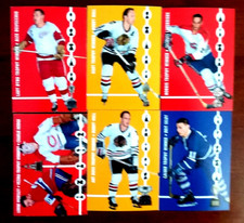 1966-67 PARKHURST HOCKEY  TROPHY WINNERS   ALEX DELVECCHIO, BOBBY HULL