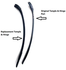 Maui Jim Sport Replacement Left & Right Temple & Hinge Part Lighthouse MJ-423-02