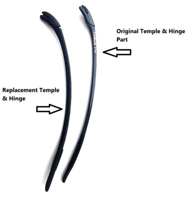 Maui Jim Sport Replacement Left & Right Temple & Hinge Part Lighthouse MJ-423-02
