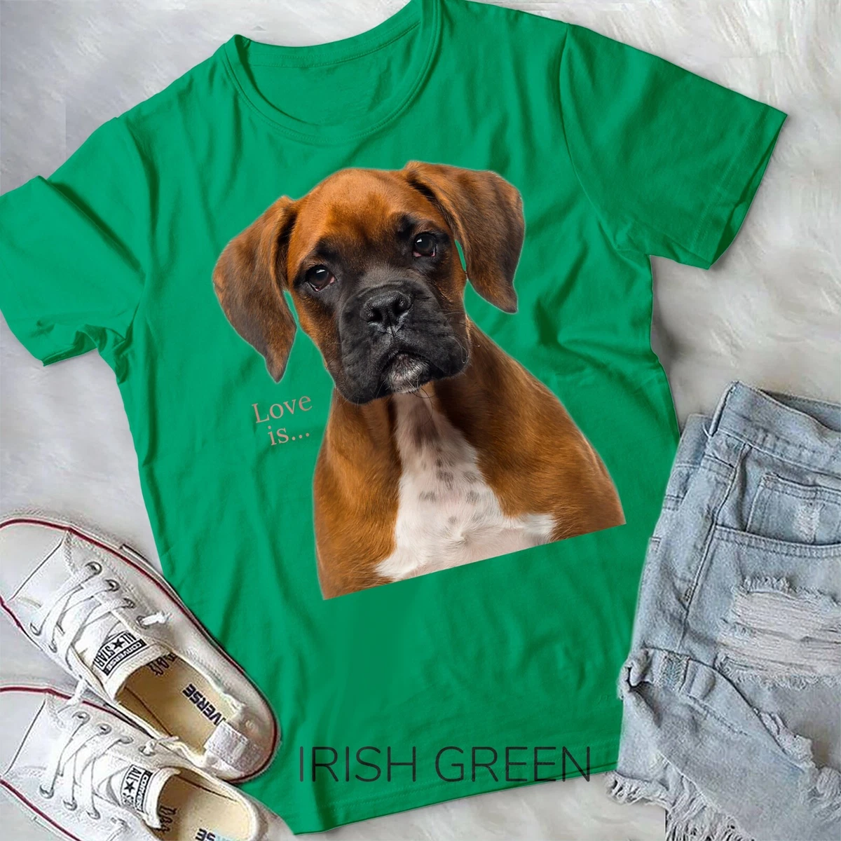 Womens boxer 2025 dog shirts