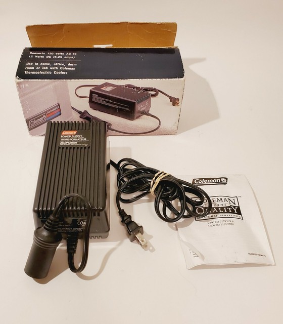 Coleman 5232E640T for Electric Cooler AC Adapter 12v Power Supply for