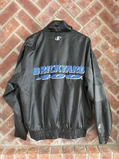 Logo Athletic Jacket Mens XL Black Brickyard 400 NASCAR 1997 Vintage Bomber