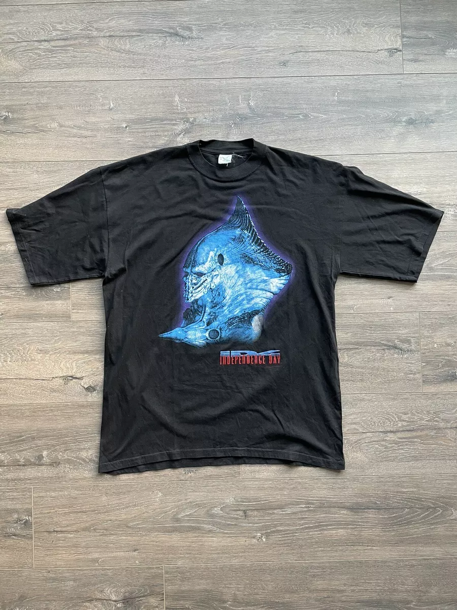 Vintage 90s Independence Day Movie Promo T Shirt XL | eBay