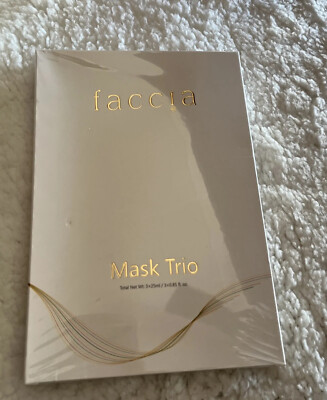 Faccia Mask Trio - Blood orange Repair, Vitamin C Brighten, Apple & Lemon NEW