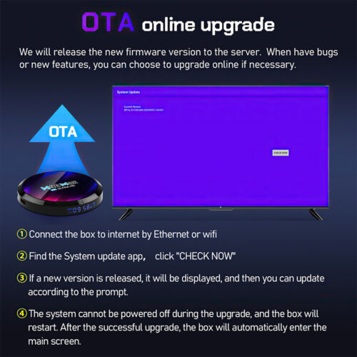 Upgraded H96 MAX Smart Android 13.0 TV Box Quad Core 4K 8K HD Stream Player - Picture 11 of 51