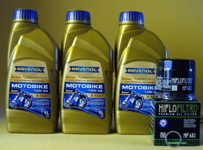 Ravenol Motobike 10W40 Öl + Ölfilter MOTO MORINI - 6 1/2 Seiemmezzo - X-Cape 650