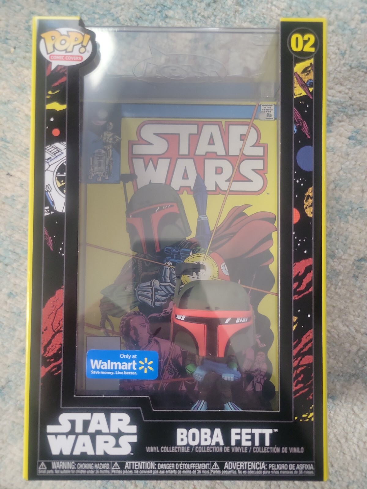 Funko Pop! Cubierta De Cómic: Star Wars Boba Fett #02 Exclusiva De Walmart