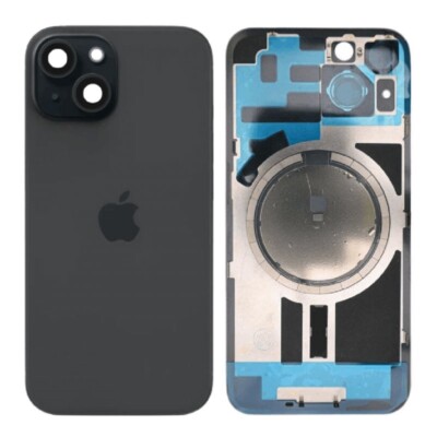 Rückabdeckung Ersatz Für Apple iPhone 15 Farbe Schwarz Versand 24 Stunden