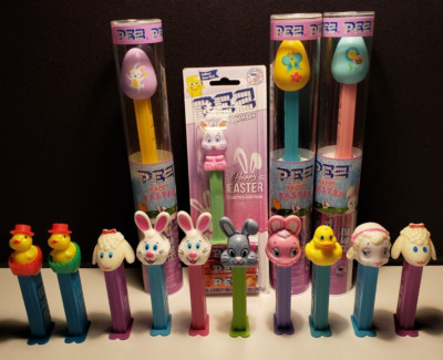 Huge Ombre Easter Bunny PEZ Lot - Retired and Limited Editions - Lot #1
