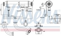989283 Nissens KüHler, AbgasrüCkfüHrung FüR Alfa Romeo,Fiat,Lancia