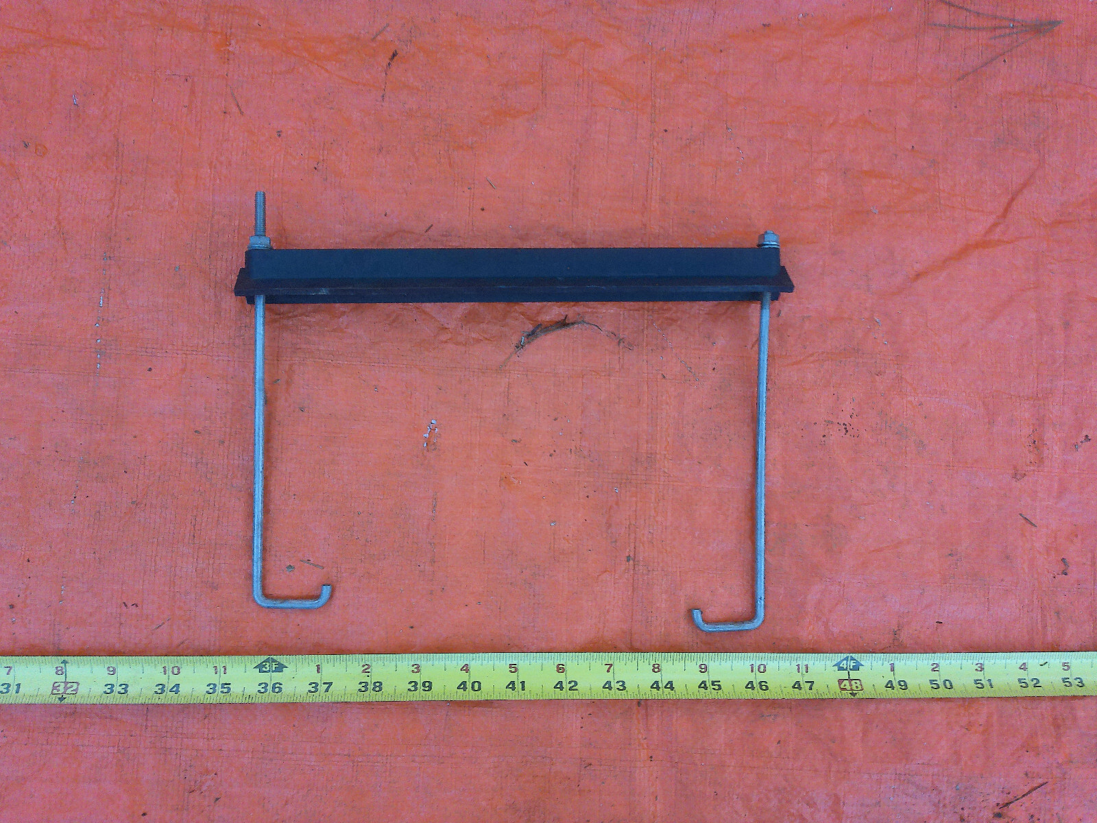 Yamaha G29 Gas Golf Cart Hold Down Assy Plate, Battery Fitting J55