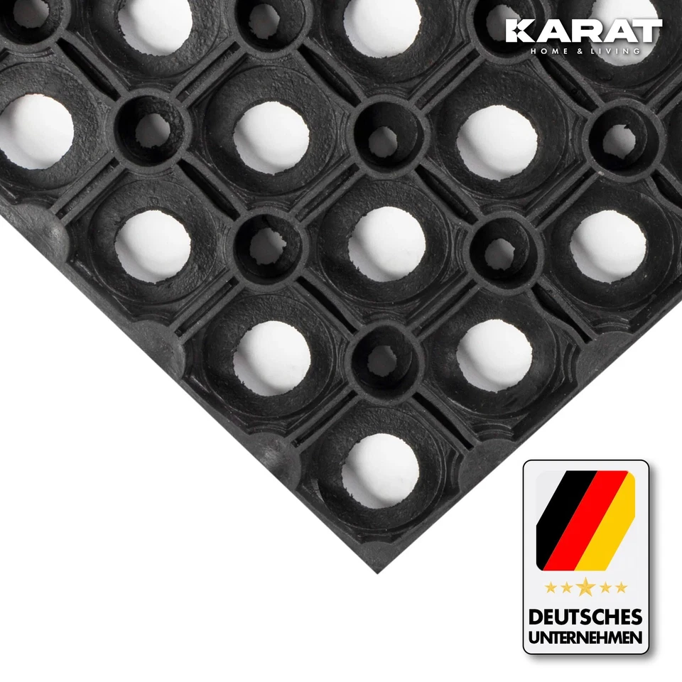 Gummimatte Ringgummimatte Schmutzfangmatte Türmatte Fußabtreter OctoDoor 23mm - Bild 4 von 4