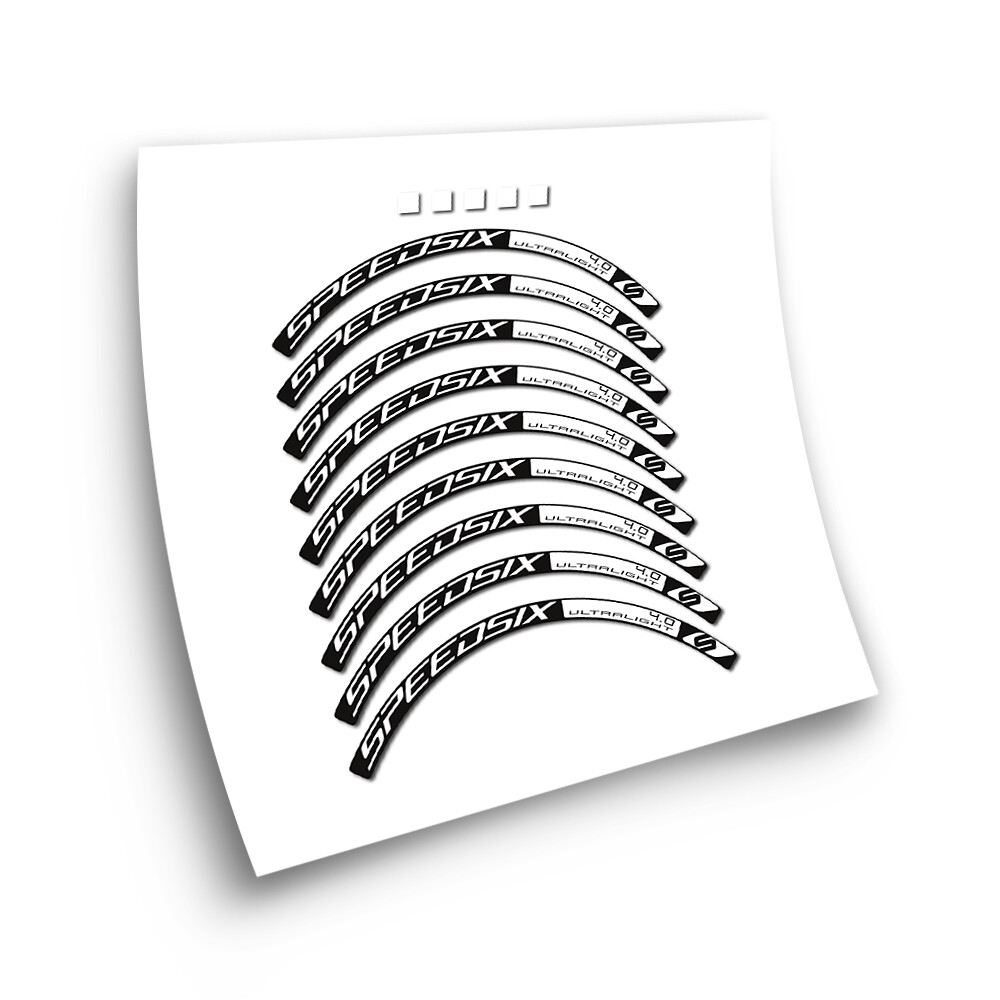 STAR SAM® ROAD WHEEL STICKERS Speedsix Ultralight 4.0 40mm WHEEL
