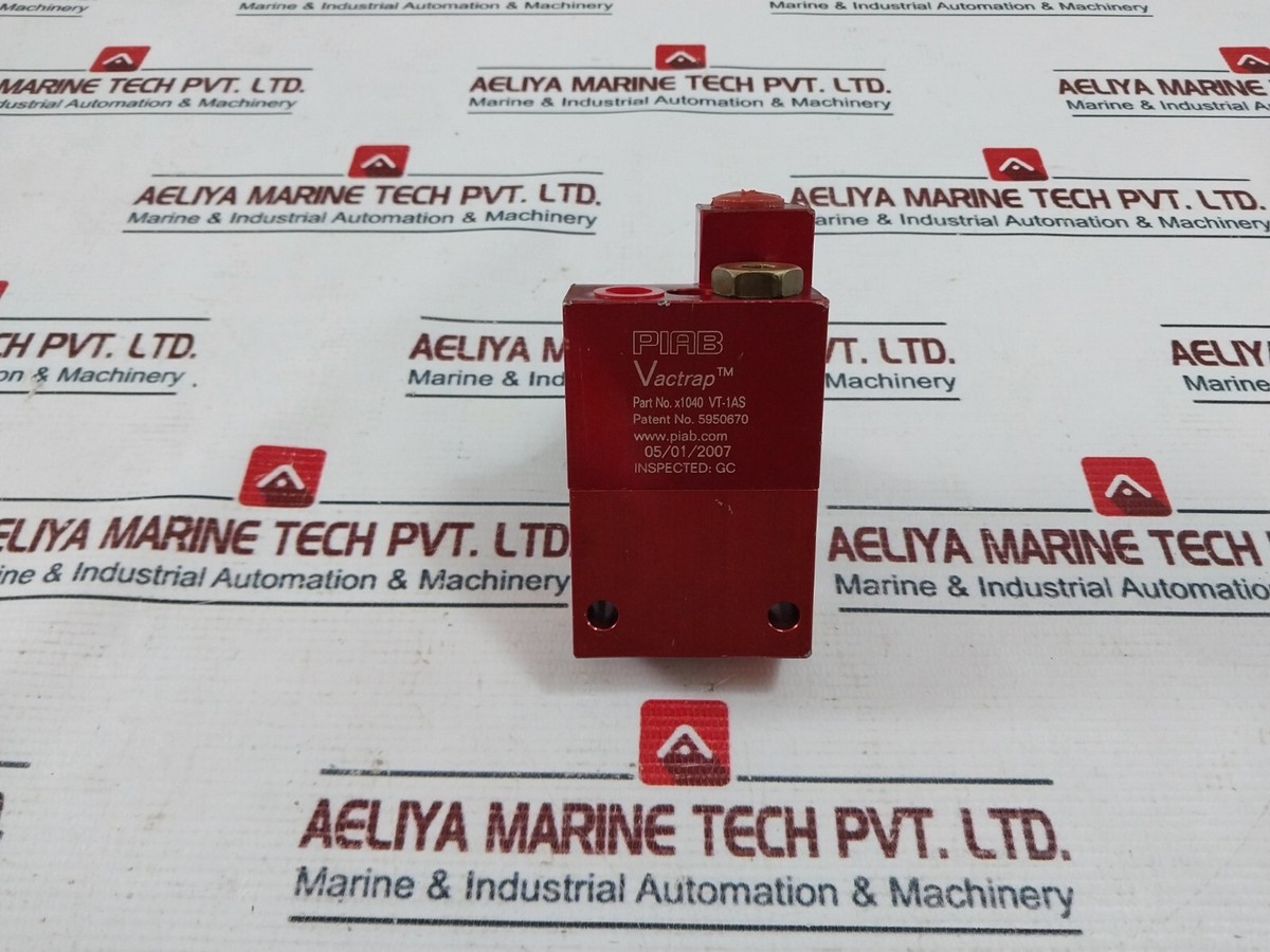 Piab X1040 VT-1AS Vacuum Check Valve | eBay Piab X1040 VT-1AS Vacuum Check Valve | eBay
