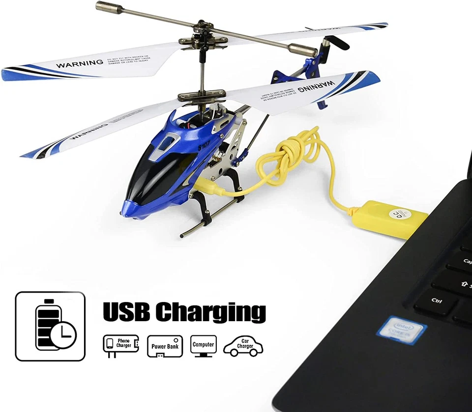 RC Syma S107G Helicopter 3CH 3.5CH Mini Remote Control Helicopter w/ Gyro Gifts - Image 2 of 4
