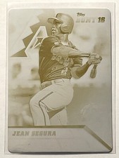 Jean Segura 2016 Topps Bunt Yellow Printing Plate 1/1 Diamondbacks 1 of 1
