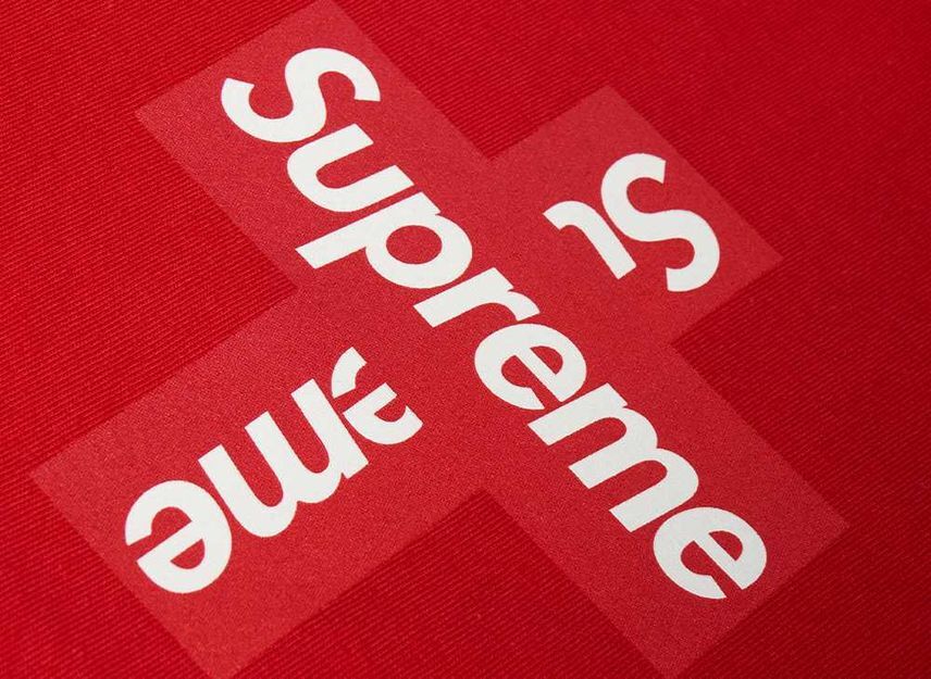 Supreme Cross Box Logo Tee Red | eBay