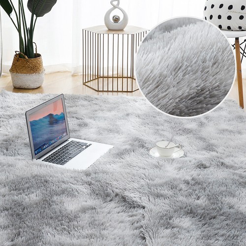 Floor Rug Rugs Fluffy Area Carpet Shaggy Soft Large Pads Living Room Bedroom Pad - Picture 17 of 20