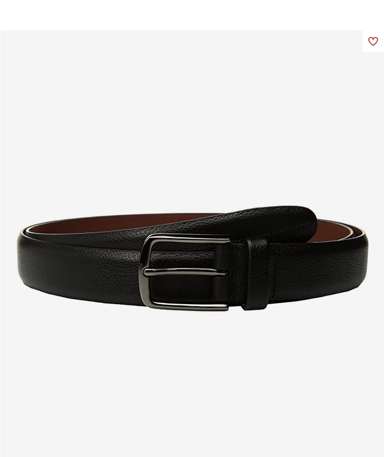 Пояс для платья Perry Ellis Portfolio Park Ave из кожи с галькой черный30 5090₽