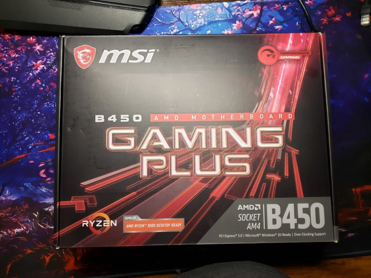 MSI B450 Gaming Plus Max Motherboard Black