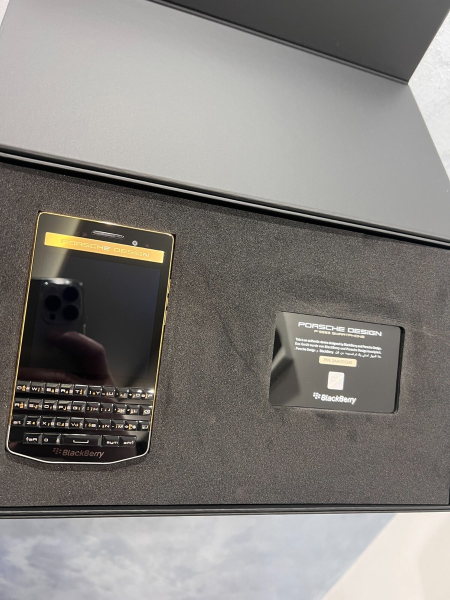 BlackBerry Porsche Design 4G P9983 24K GOLD EDITION,VIP | eBay UK