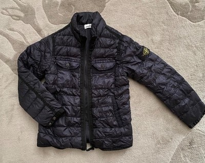 Stone Island leichte Daunenjacke Gr. 8 / 128 in dunkelblau - topp