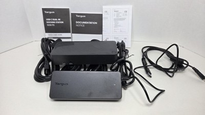 Targus USB-C Dual 4K Docking Station 100W PD DOCK182-A1 Open Box