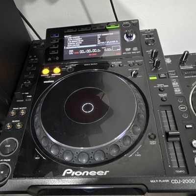 Pioneer CDJ-2000 Single CD Player Black Pitch Control MP3 AAC WAV AIFF