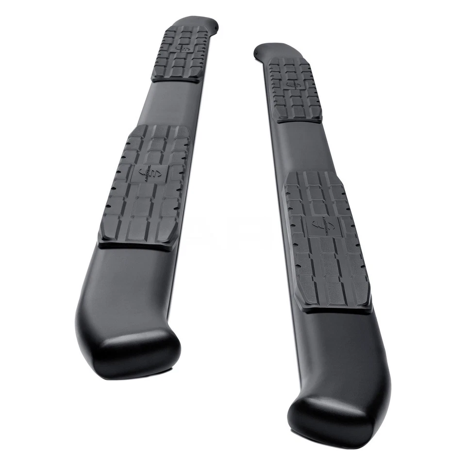 For Jeep Wrangler JK 2018 SteelCraft 40-21900 4" 4X Series Black Oval Side Bars - Изображение 2 из 4