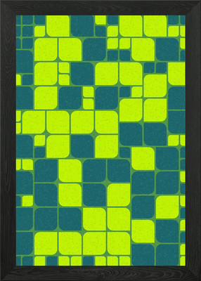 Geometrisches Muster gerahmtes Wandbild Poster Leinwanddruck Bild